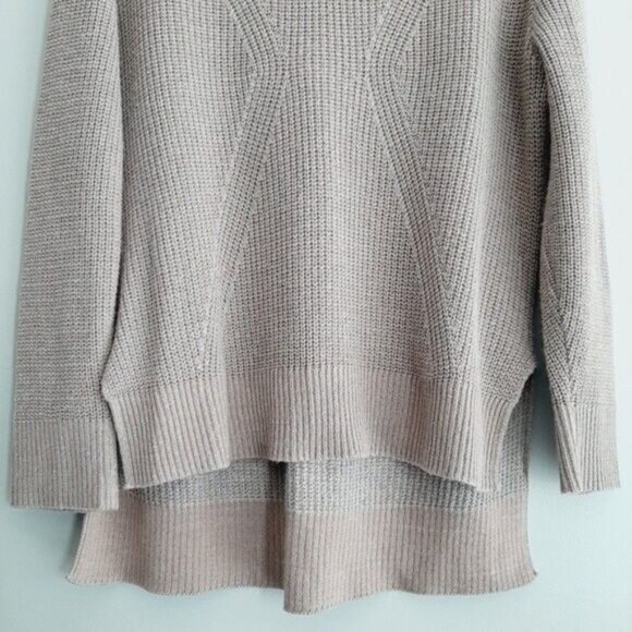 EDDIE BAUER Easy V-Neck Pullover Sweater Hi-low Sz S - Picture 6 of 10